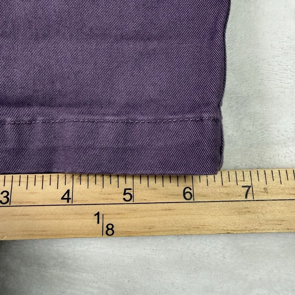 Eddie Bauer Pants Womens 10 Legend Wash Boyfriend Purple Mid Rise Relaxed NWT - Picture 10 of 12
